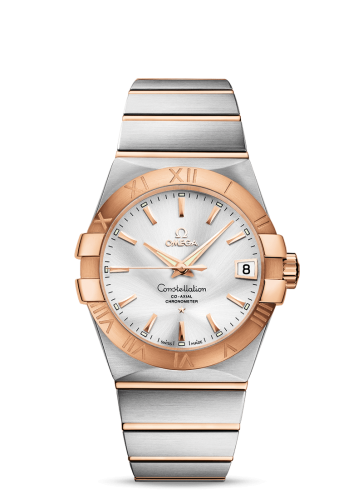 Omega Constellation Co-Axial 38 Stainless Steel / Red Gold / Silver